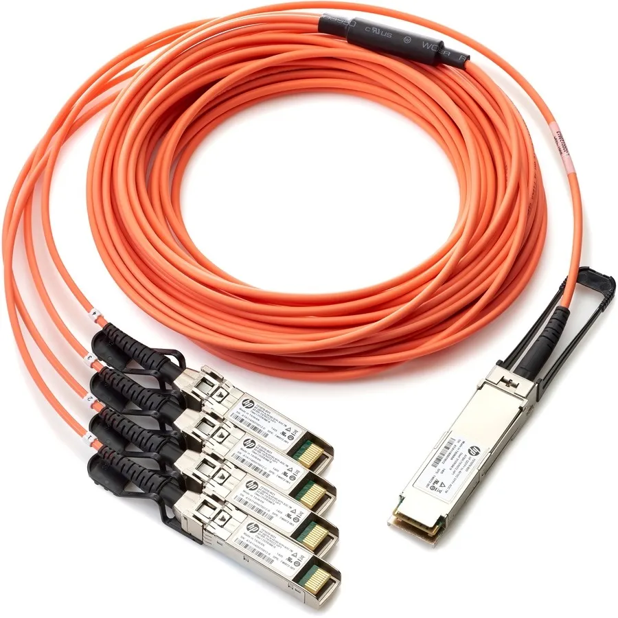 HPE BLc QSFP+ to 4x10G SFP+ AOC 15m Opt
