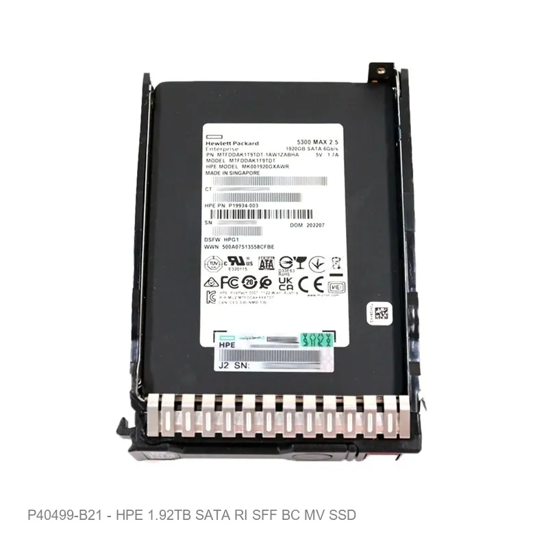 HPE 1.92TB SATA RI SFF BC MV SSD