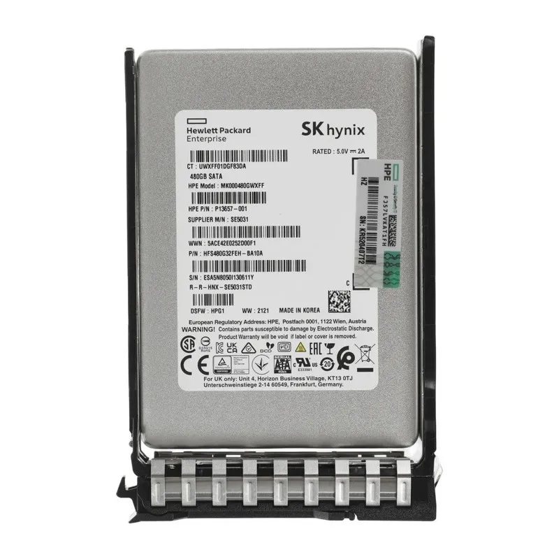 HPE 480GB SATA MU SFF BC MV SSD