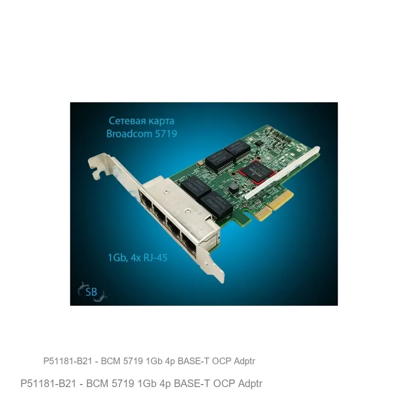BCM 5719 1Gb 4p BASE-T OCP Adptr